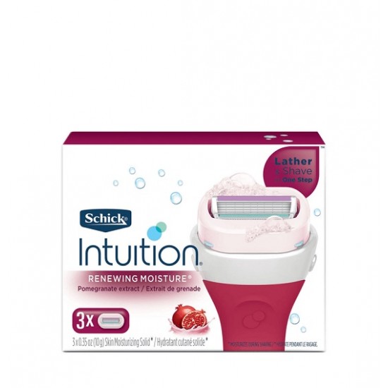 Schick Intuition Renewing Moisture Pomegranate Extract- 3Pieces
