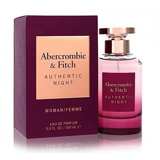 Abercrombie & Fitch Authentic Night Woman Eau De Parfum- 100ml